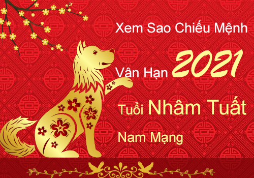 Xem sao chiếu mệnh vận hạn năm 2021 cho tuổi Nhâm Tuất 1982 nam mạng