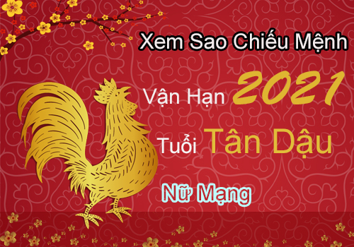 Xem sao chiếu mệnh vận hạn năm 2021 cho tuổi Tân Dậu 1981 nam mạng