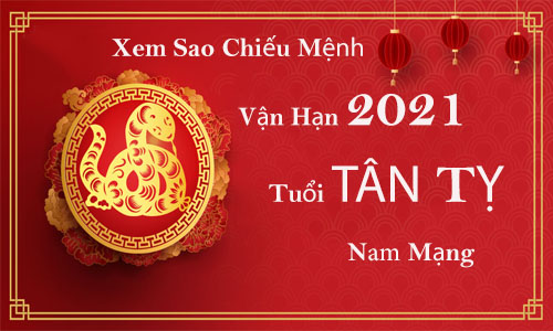 Xem sao chiếu mệnh vận hạn năm 2021 cho tuổi Tân Tỵ 2021 nam mạng